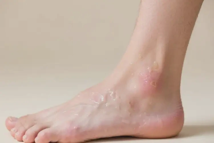 青年人腳上出濕疹不管它會自己痊愈嗎(圖4)