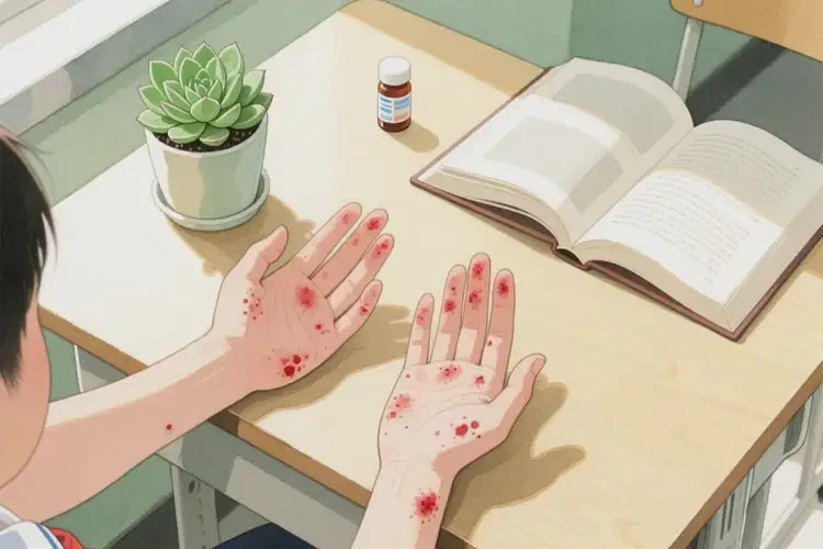 中學(xué)生手上容易起濕疹能不能徹底自愈(圖4)