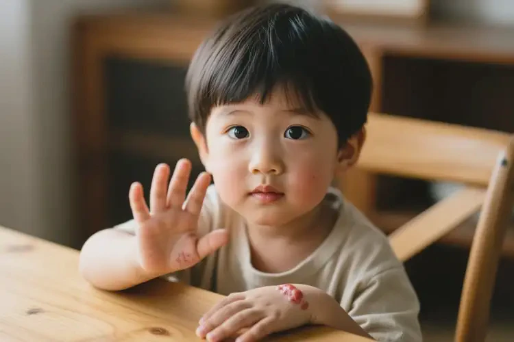 小孩手上出濕疹不管它會自己自愈嗎(圖3)