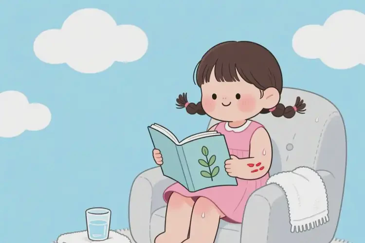 儿童身上起湿疹不管它会自己自愈吗(图3)