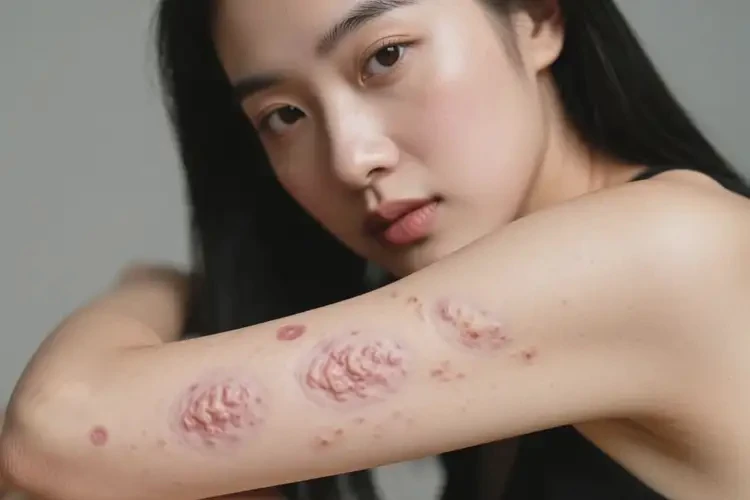 青年人手臂長(zhǎng)濕疹可不可以徹底自愈(圖2)