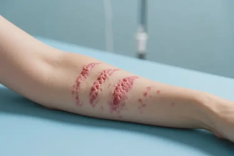 女人手臂容易長(zhǎng)濕疹能徹底自愈嗎(圖2)