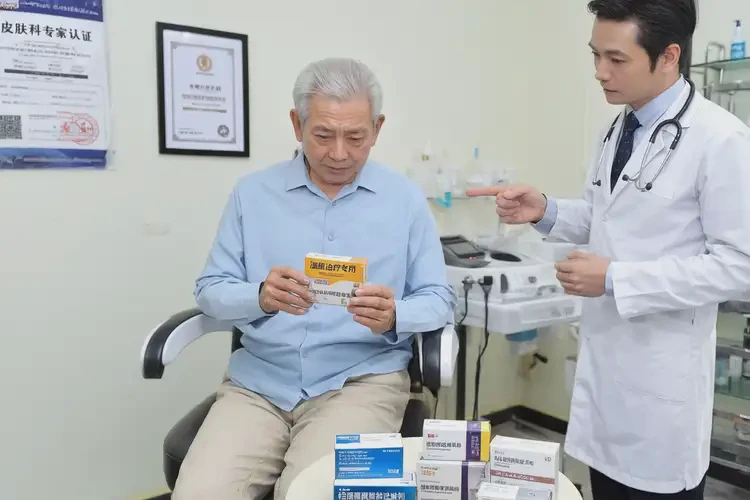 老人手臂長濕疹可不可以徹底自愈(圖1)