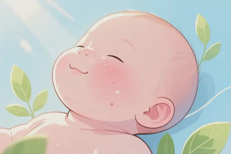 孩子脖子上容易長濕疹不管它會自己自愈嗎(圖4)