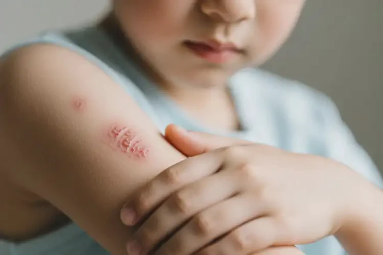 青年人手臂出濕疹可以徹底自愈嗎(圖1)