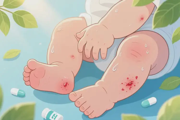 嬰兒四肢起濕疹不管它會自己痊愈嗎(圖4)