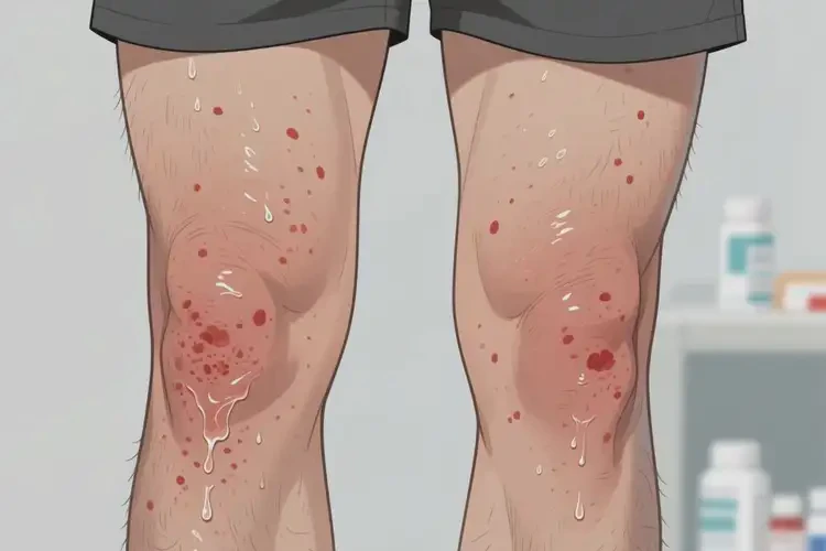 男性大腿上出濕疹可不可以徹底自愈(圖2)