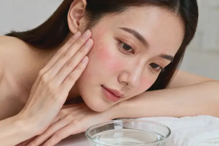 女生臉上出濕疹可不可以徹底自愈(圖1)