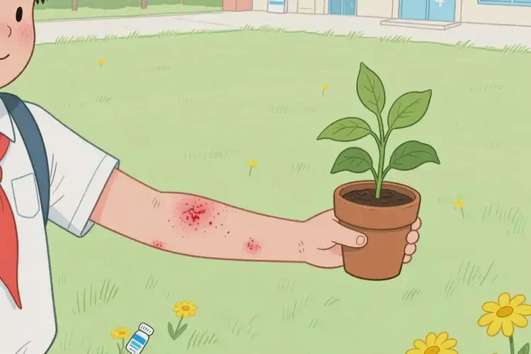 中學(xué)生手臂容易起濕疹能徹底自愈嗎(圖2)