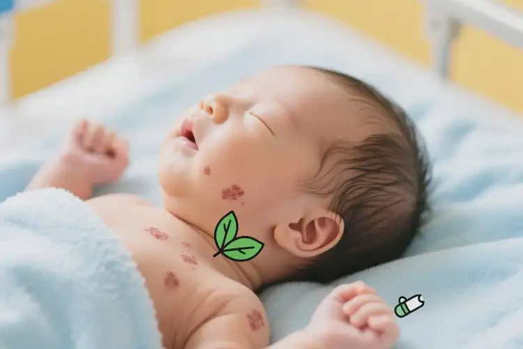 新生兒脖子起濕疹可以徹底自愈嗎(圖3)