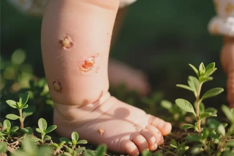 嬰幼兒小腿上出濕疹能夠徹底治愈嗎(圖2)