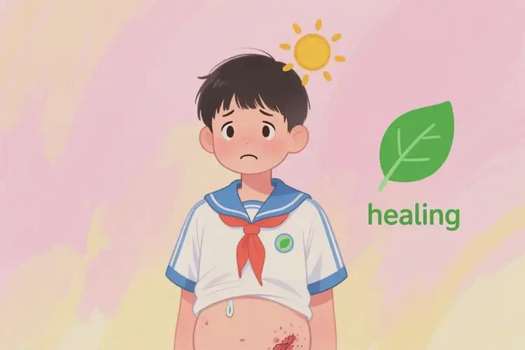 中學(xué)生肚子經(jīng)常起濕疹可以徹底自愈嗎(圖2)