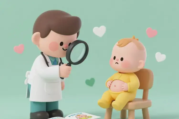 寶寶肚子容易起濕疹不管它會(huì)自己好嗎(圖1)