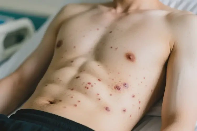 男人肚子上經(jīng)常起濕疹可不可以徹底自愈(圖2)