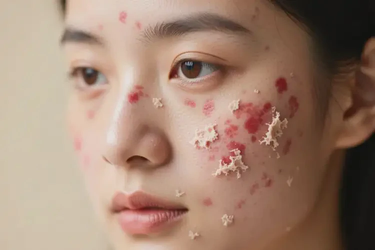 女生臉上偶爾長(zhǎng)濕疹能靠自己自愈嗎(圖4)