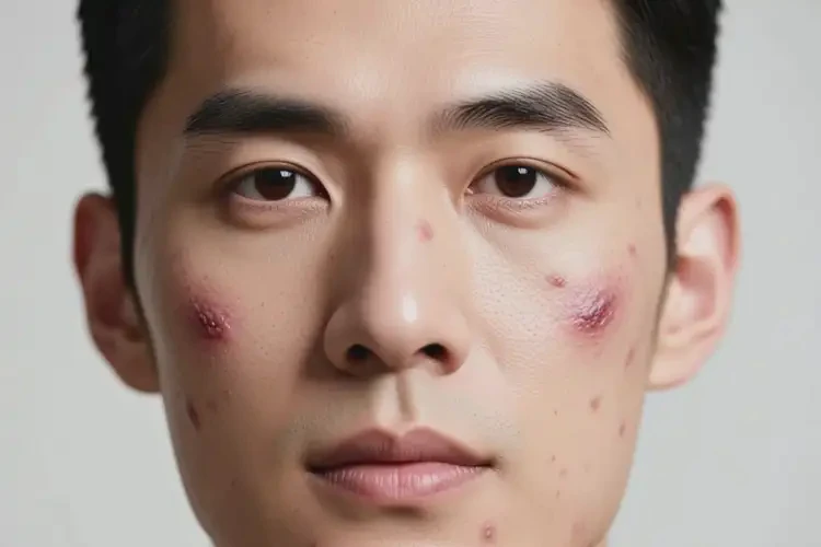 男生臉上經(jīng)常起濕疹不管它會(huì)自己好嗎(圖1)