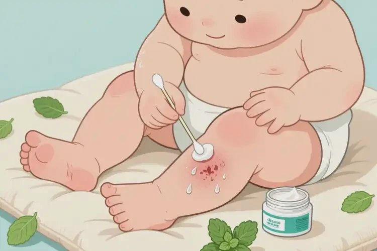 寶寶小腿上出濕疹可不可以徹底自愈(圖1)