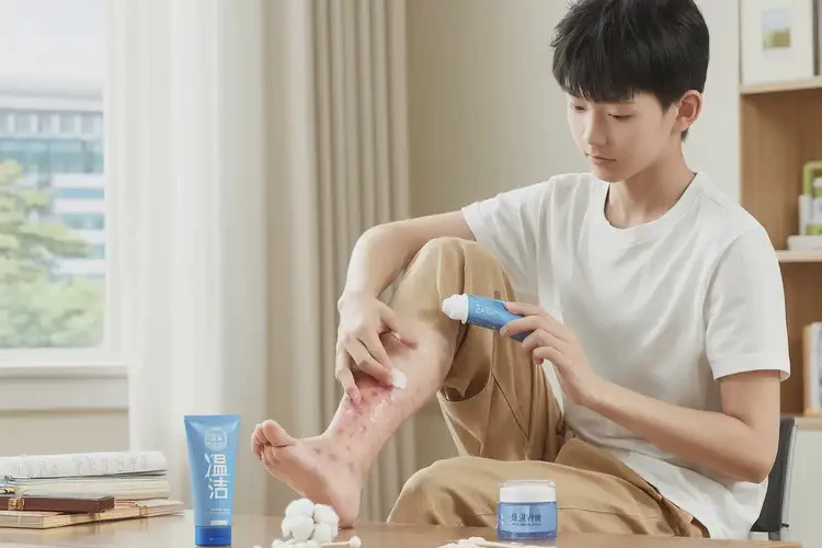 大學(xué)生小腿偶爾起濕疹不管它會(huì)自己自愈嗎(圖2)