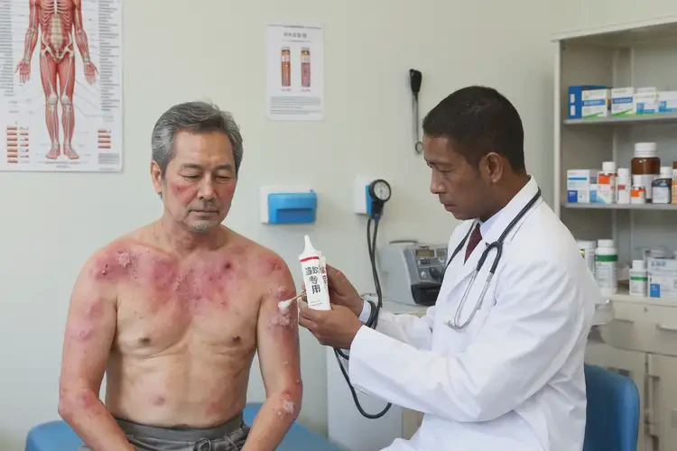 男性臉上有濕疹不管它會自己痊愈嗎(圖3)