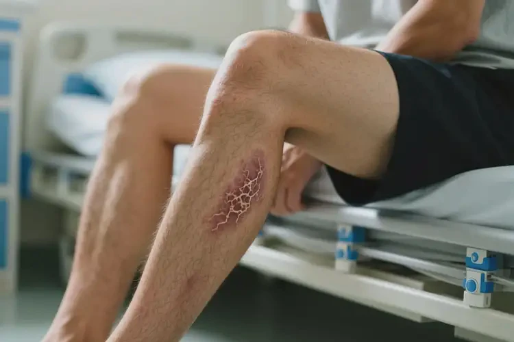 男人小腿長濕疹可以徹底自愈嗎(圖4)