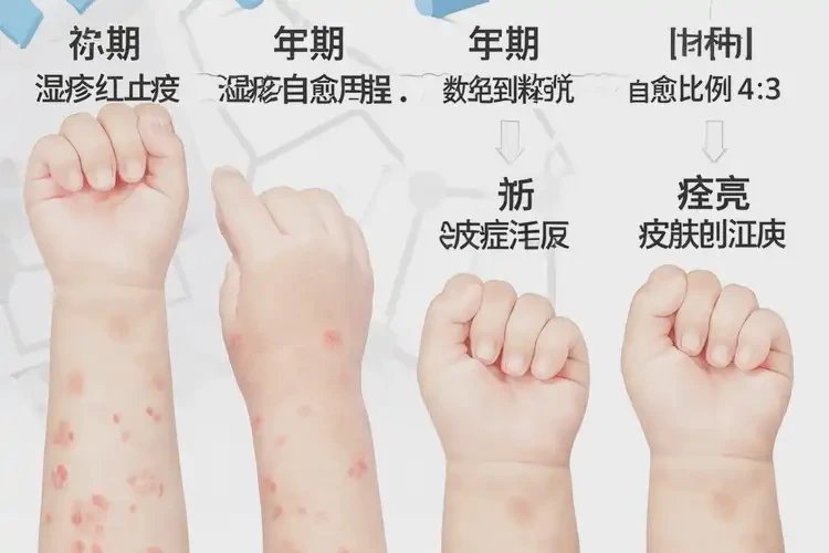 兒童四肢有濕疹可以徹底自愈嗎(圖4)