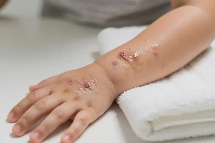 小孩手臂經(jīng)常起濕疹可以徹底自愈嗎(圖2)