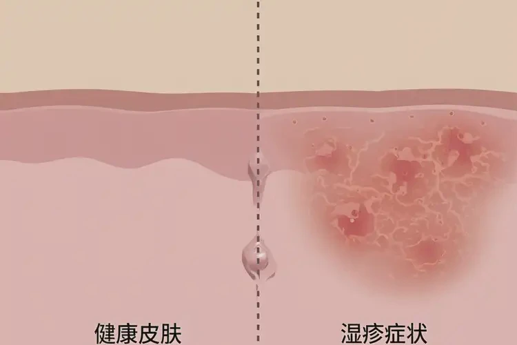 男生手臂上偶爾長濕疹可以徹底自愈嗎(圖2)