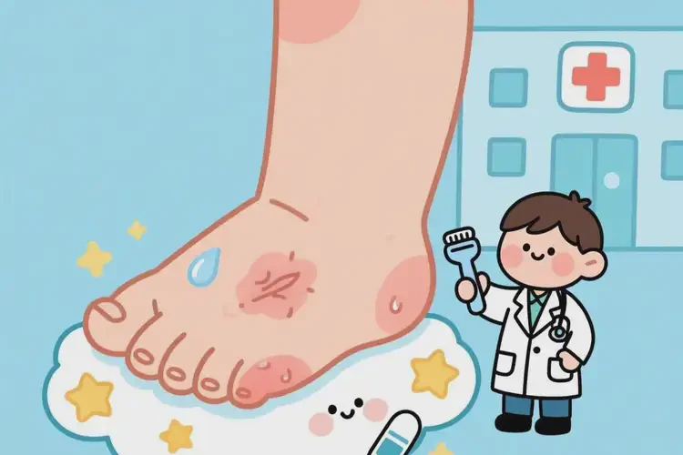 兒童腳上容易起濕疹可不可以徹底自愈(圖1)