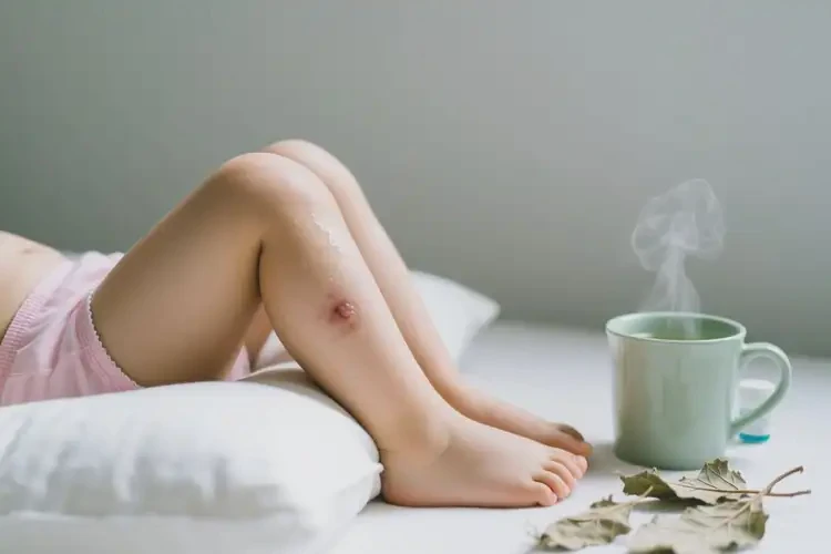 孩子小腿上長濕疹能靠自己自愈嗎(圖1)