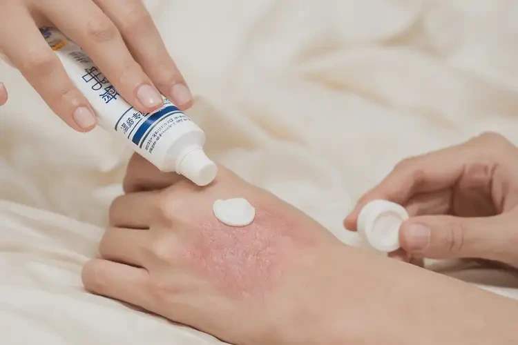 男人手臂上出濕疹能徹底自愈嗎(圖2)