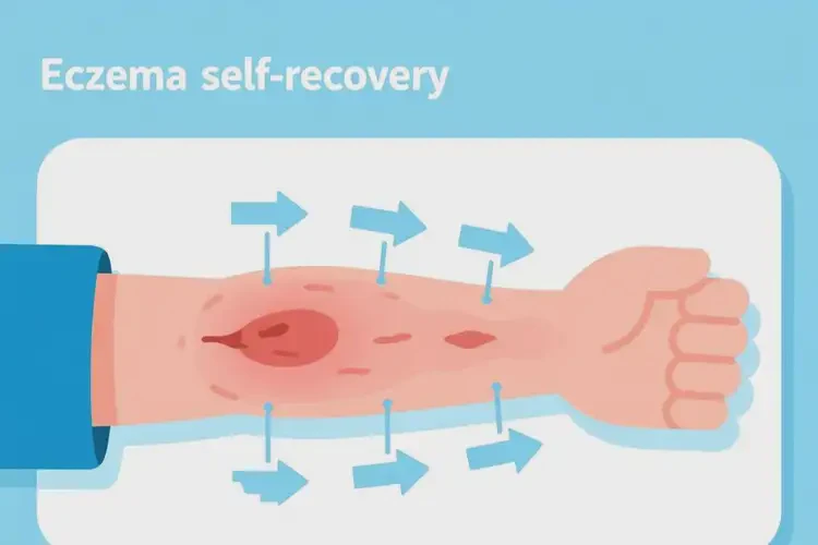 少兒手臂上出現(xiàn)濕疹可以徹底自愈嗎(圖1)