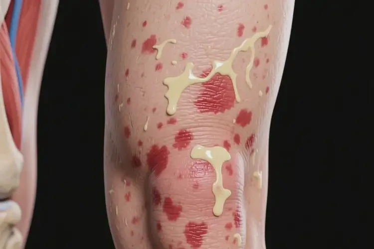 女人大腿上容易起濕疹能不能徹底自愈(圖1)