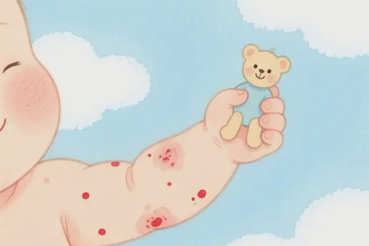 嬰幼兒手臂上出現(xiàn)濕疹能靠自己自愈嗎(圖4)