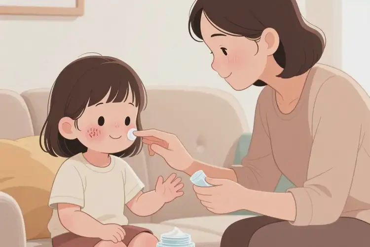 少兒面部經(jīng)常長(zhǎng)濕疹不管它會(huì)自己自愈嗎(圖3)