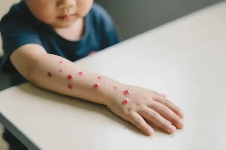 小學(xué)生手臂上偶爾長(zhǎng)濕疹不管它會(huì)自己痊愈嗎(圖3)