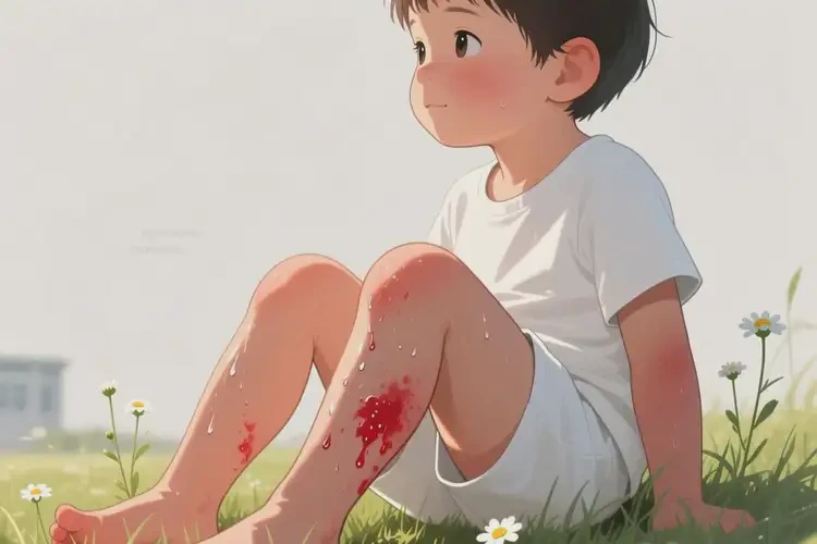 小孩大腿上起濕疹不管它會自己好嗎(圖2)