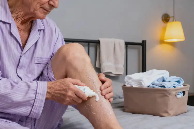 老年人小腿長濕疹不管它會自己自愈嗎(圖3)