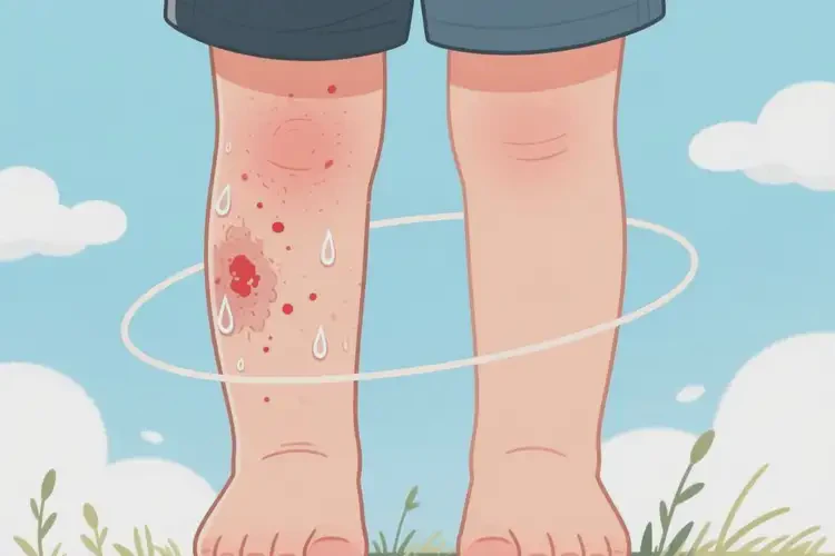 小孩小腿上有濕疹不管它會(huì)自己痊愈嗎(圖3)