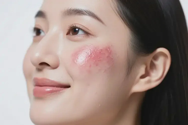 女性脸上偶尔长湿疹能彻底自愈吗(图3)