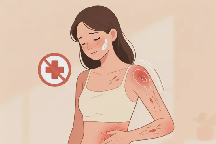 女人全身經(jīng)常起濕疹能不能徹底自愈(圖2)