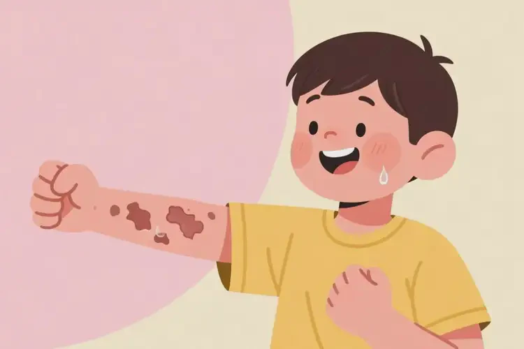 小學(xué)生手臂上長(zhǎng)濕疹可不可以徹底自愈(圖2)