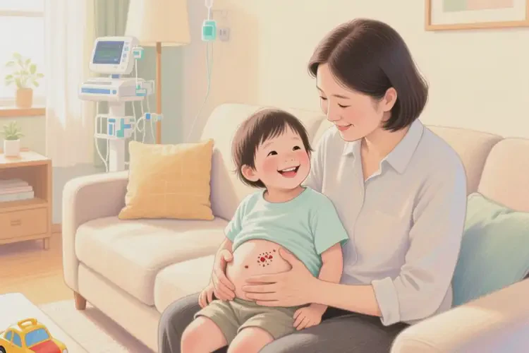 孩子肚子經(jīng)常長濕疹不管它會自己好嗎(圖1)