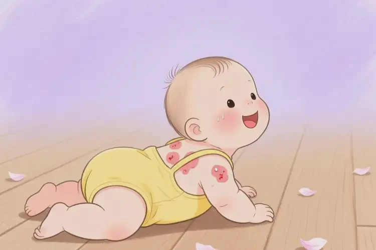 嬰兒身上出濕疹不管它會(huì)自己痊愈嗎(圖2)
