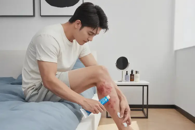 男生小腿上經(jīng)常起濕疹不管它會(huì)自己自愈嗎(圖2)