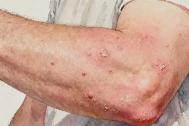 男生身上起濕疹可以徹底自愈嗎(圖1)