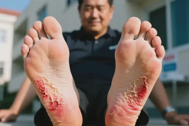 男人脚上容易长湿疹能够彻底治愈吗(图4)