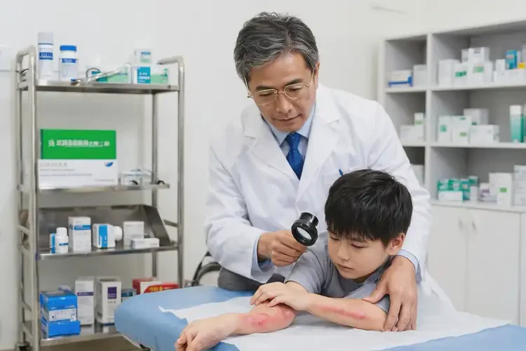 小兒全身有濕疹不管它會(huì)自己好嗎(圖2)