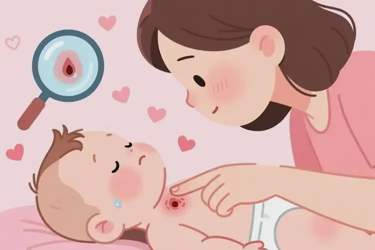 寶寶脖子出現(xiàn)濕疹不管它會自己自愈嗎(圖3)