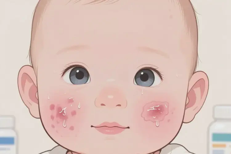 嬰兒面部容易長(zhǎng)濕疹能徹底自愈嗎(圖2)