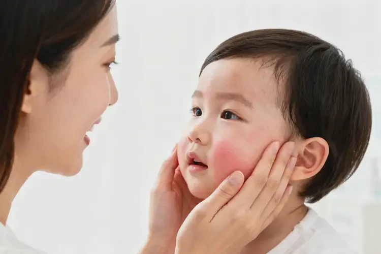 孩子面部經(jīng)常長濕疹不管它會自己痊愈嗎(圖4)